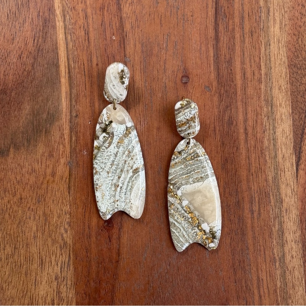 Elegant Stone Drop Earrings